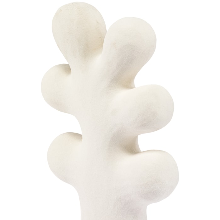 Peça Decorativa de Cerâmica Forma Orgânica Off White - 27cm - Madel Home
