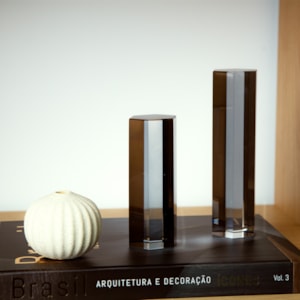 Peça Decorativa de Crystal Fume G - 20cm