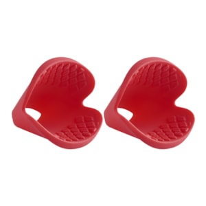Pegador de Silicone para Panela Térmico Vermelho Trudeau - 2 Peças