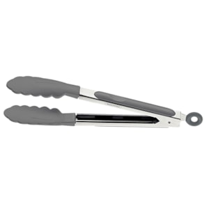 Pegador Multiuso em Silicone com Cabo Inox Cinza Moldê Tramontina - 29cm