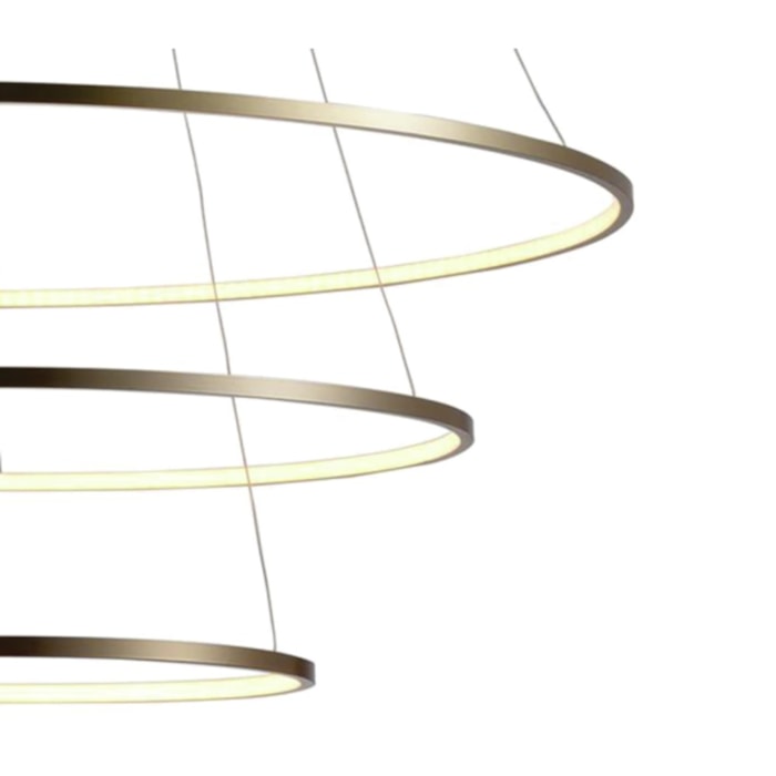 Pendente de Metal Birdie Dourado - 108W - Madel Home