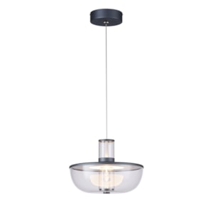 Pendente de Metal Ena Preto LED - 12W