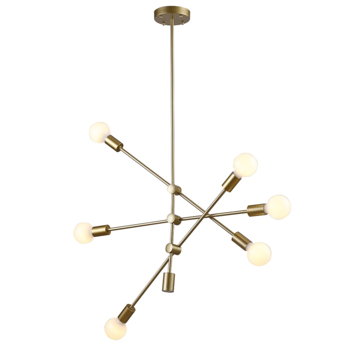 Pendente de Metal Ipanema Dourado - 240W - Madel Home