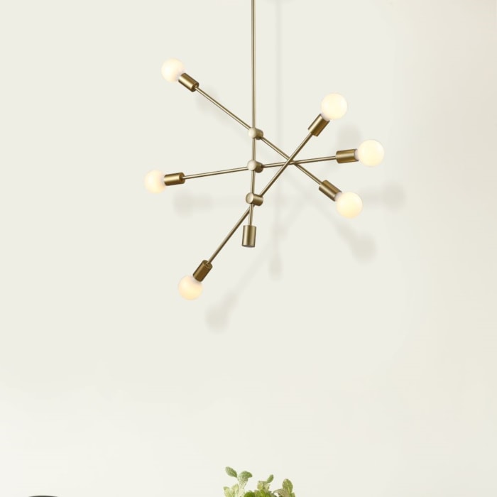 Pendente de Metal Ipanema Dourado - 240W - Madel Home