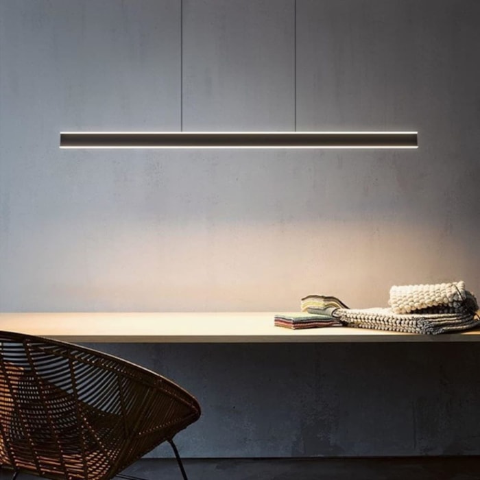 Pendente de Metal Mai Preto LED - 60W - Madel Home