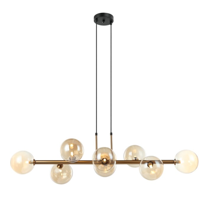 Pendente de Metal Sora Dourado - 200W - Madel Home