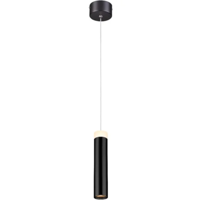 Pendente de Metal Yuna Preto LED - 7W - Madel Home