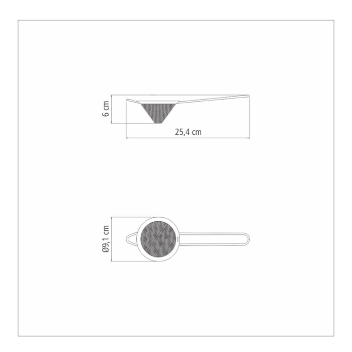 Peneira Cônica em Inox Prata Pequena Tramontina - 26cm - Madel Home