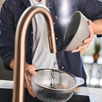 Peneira de Cozinha em Inox Prata Grande Zwilling Table - 31cm