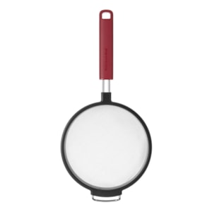 Peneira de Cozinha Grande em Inox Vermelho KitchenAid - 37cm