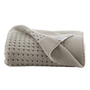 Peseira Tricot Acrílico Halvia Fibra Kacyumara 220x70cm