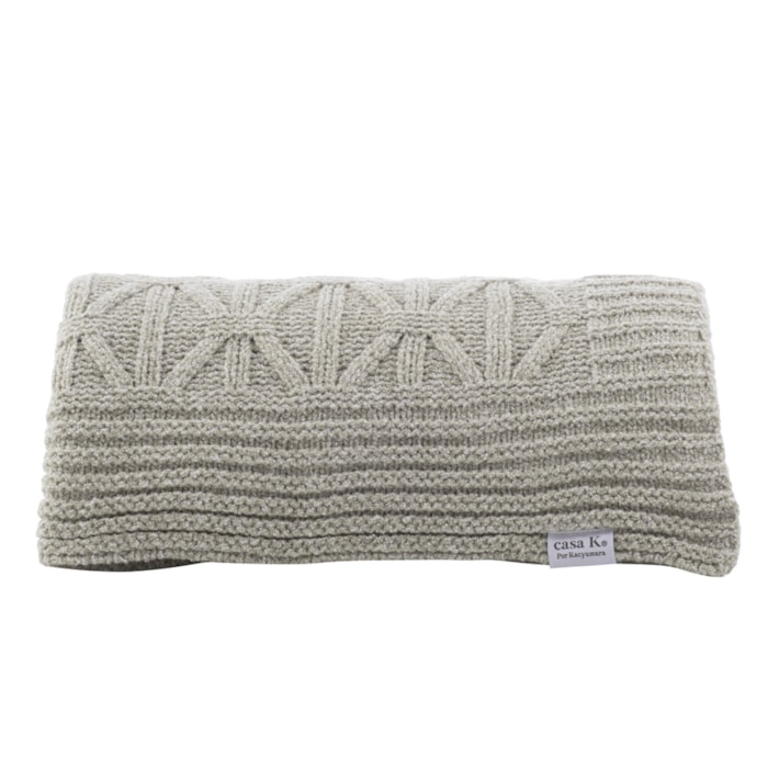 Peseira Tricot Mousse Crystal Joy Linho Kacyumara 220x70cm - Madel Home