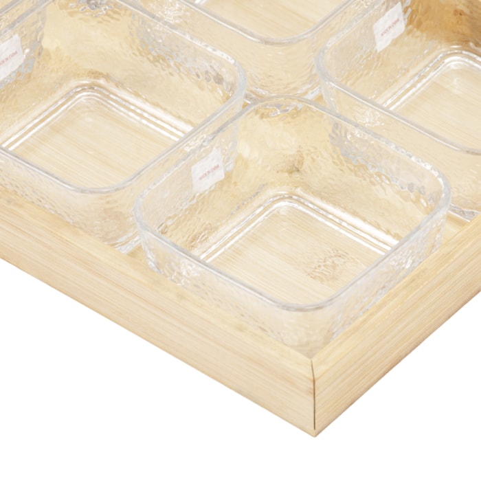 Petisqueira 7 Peças Natural - Madel Home