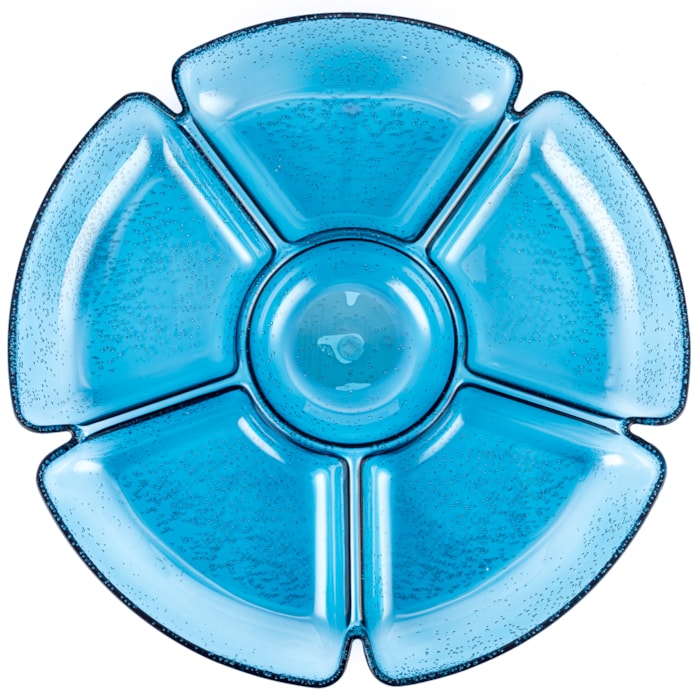 Petisqueira Acrílico com detalhe Bolhas - 32,5cm - Madel Home