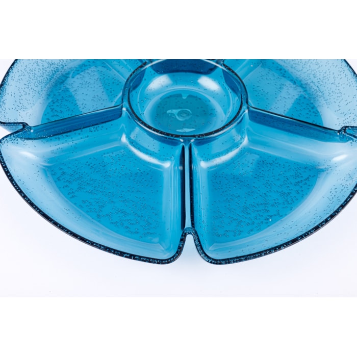 Petisqueira Acrílico com detalhe Bolhas - 32,5cm - Madel Home