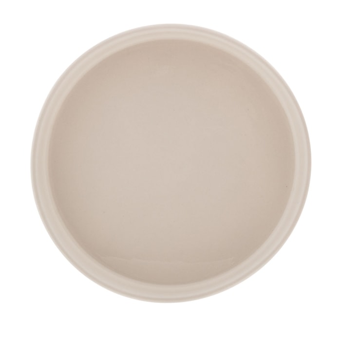 Petisqueira com Bandeja em Cerâmica e Madeira Liptus Wolff - 28cm - Madel Home