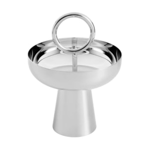 Petisqueira Pequena Prata Stacks St. James - 18cm