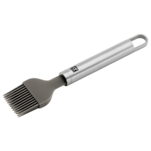 Pincel Culinário em Silicone com Cabo em Inox Prata Zwilling Pro - 20cm