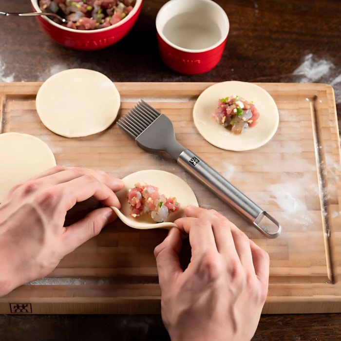 Pincel Culinário em Silicone com Cabo em Inox Prata Zwilling Pro - 20cm - Madel Home