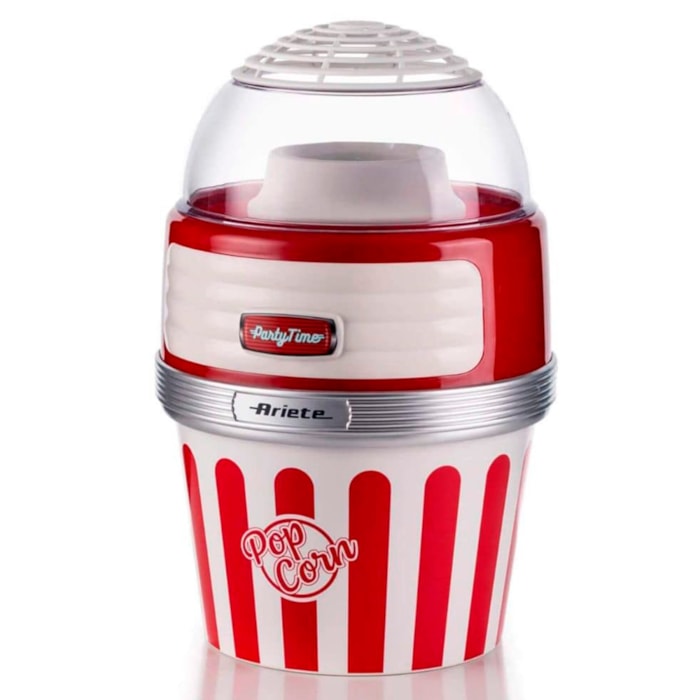 Pipoqueira Retrô Party Time Grande 1100W Vermelho Ariete - 127V - Madel Home
