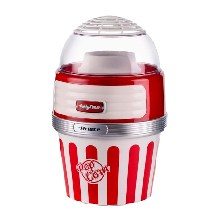 Pipoqueira Retrô Party Time Grande 1100W Vermelho Ariete - 220V - Madel Home
