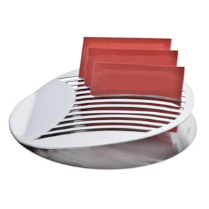 Porta Adoçante Roselle Inox Riva