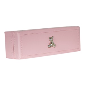Porta Certidão de Nascimento Base Plástico Rosa - 23cm
