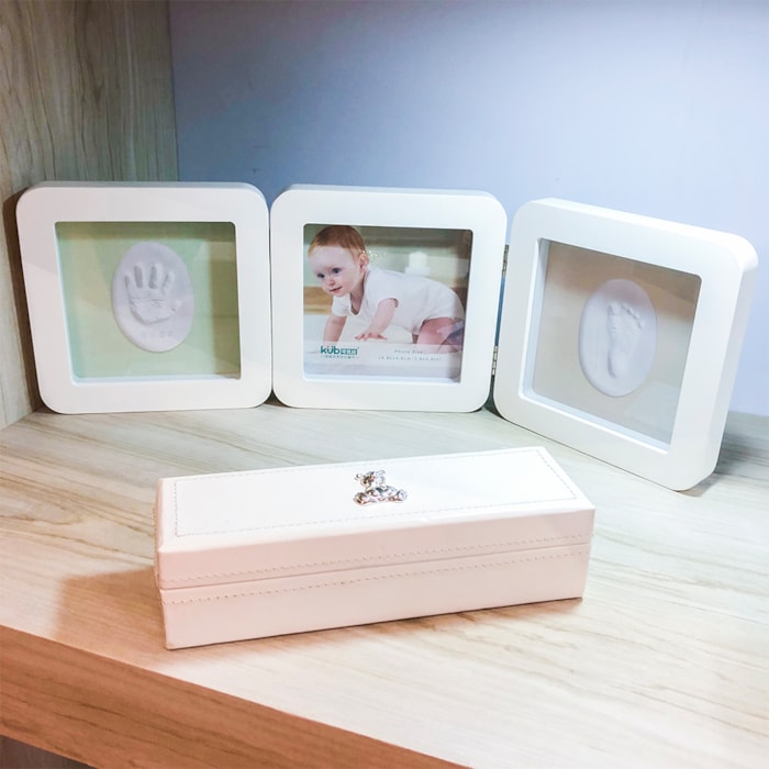 Porta Certidão de Nascimento Couro Sintético Teddy Branco - 23cm - Madel Home