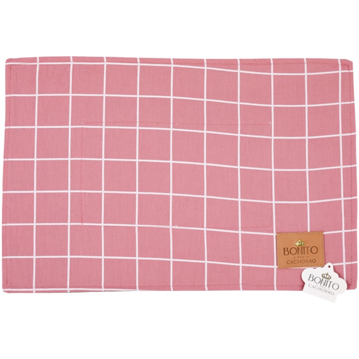Porta Comedouro Essencial Tamanho Único Tecido Rose - Madel Home