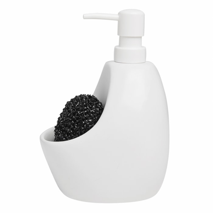 Porta Detergente Esponja Joey Cerâmica Umbra Branco - Madel Home