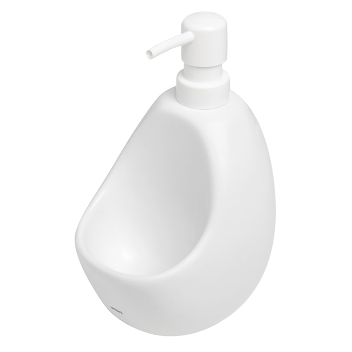 Porta Detergente Esponja Joey Cerâmica Umbra Branco - Madel Home