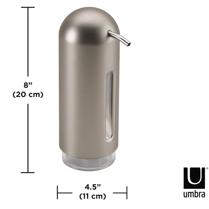 Porta Detergente Penguin Plástico Umbra Niquel - Madel Home