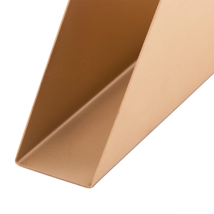 Porta Guardanapos de Aço Inox Escovado Wolff Dourado - Madel Home