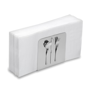 Porta Guardanapos Manuela Inox Vertical Riva