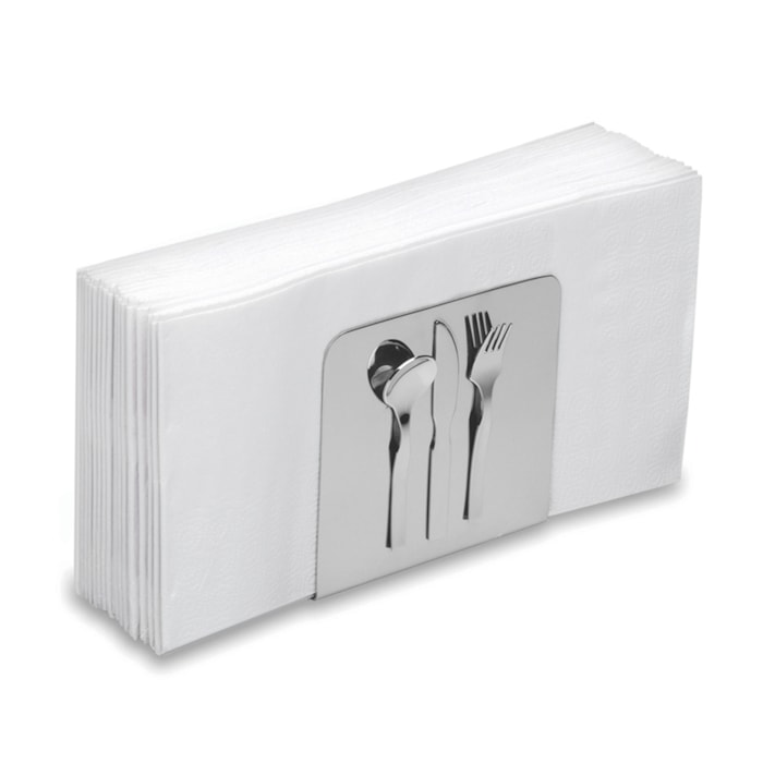 Porta Guardanapos Manuela Inox Vertical Riva - Madel Home