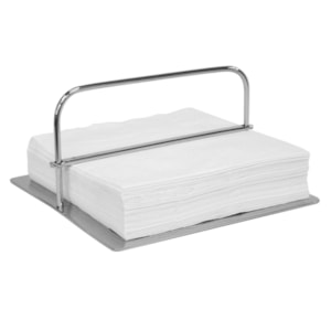 Porta Guardanapos Patti Inox Horizontal Riva