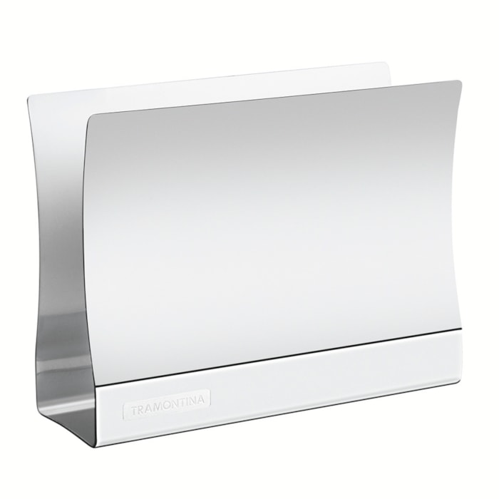 Porta Guardanapos Quadrata Aço Inox Brilho Tramontina - Madel Home