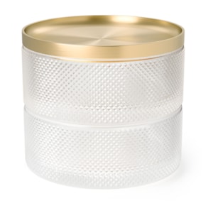 Porta Joias de Vidro Dourado Umbra - 11cm 