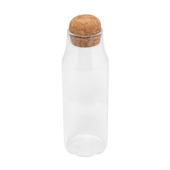 Porta Mantimento de Vidro Borossilicato com Tampa Rolha Wolff - 820ml - Madel Home