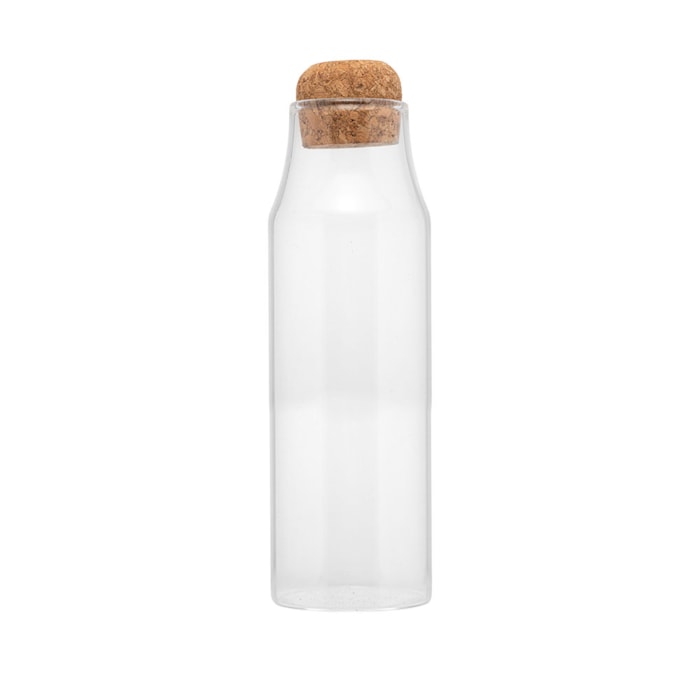 Porta Mantimento de Vidro Borossilicato com Tampa Rolha Wolff - 820ml - Madel Home