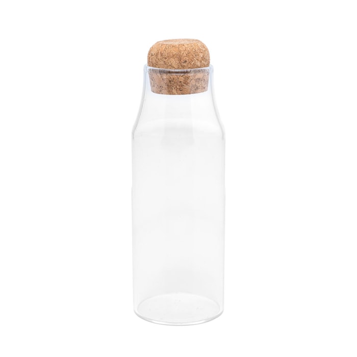 Porta Mantimento de Vidro Borossilicato com Tampa Rolha Wolff - 820ml - Madel Home