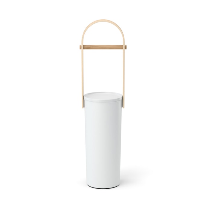Porta Papel Higiênico de Chão Bellwood Polipropileno Branco Umbra - Madel Home