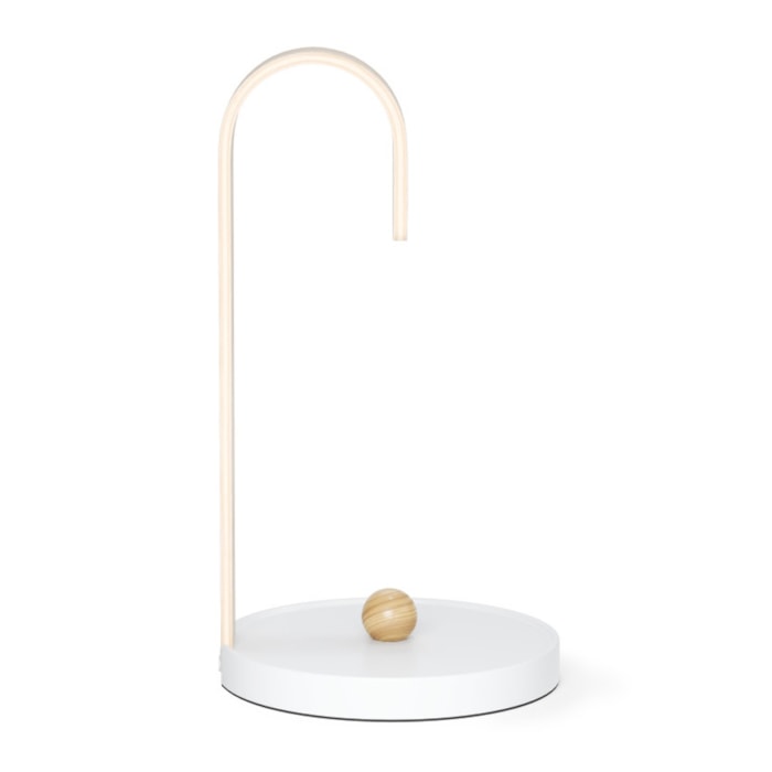Porta Papel Toalha Bellwood Madeira Branco/Natural Umbra - Madel Home