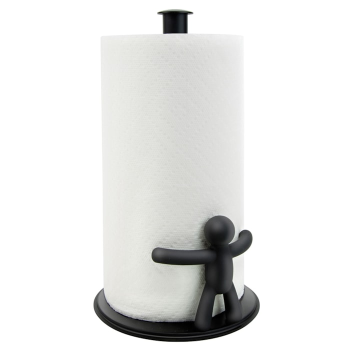 Porta Papel Toalha Buddy Aço Umbra Preto - Madel Home