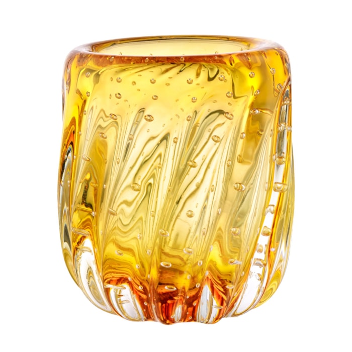 Porta Pincel de Murano Âmbar - 10cm - Madel Home
