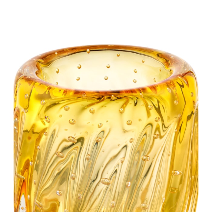 Porta Pincel de Murano Âmbar - 10cm - Madel Home