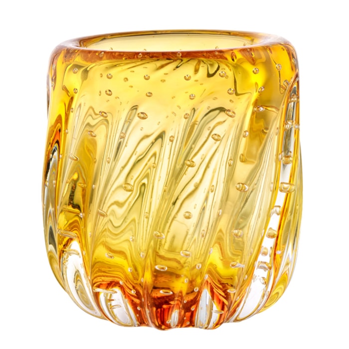 Porta Pincel de Murano Âmbar - 11cm - Madel Home