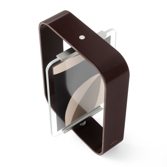 Porta Retrato de Madeira Nogueira Bellwood Umbra - 18cm - Madel Home