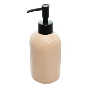 Porta Sabonete Líquido de Cerâmica Arcos Nude 350ml Wolff