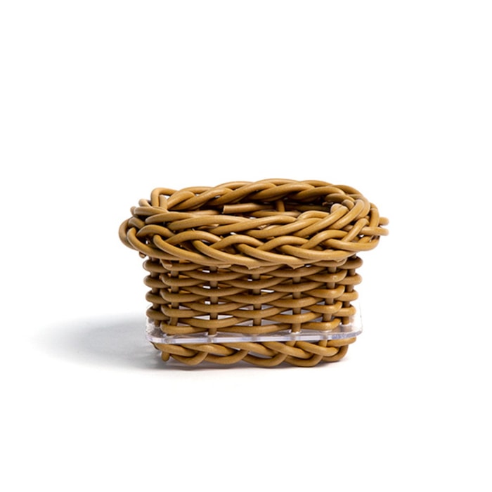 Porta Sachê Chá em Vime Caramelo Itacaré - 11cm - Madel Home